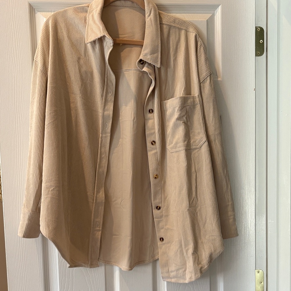 Corduroy Button-Down Shirt